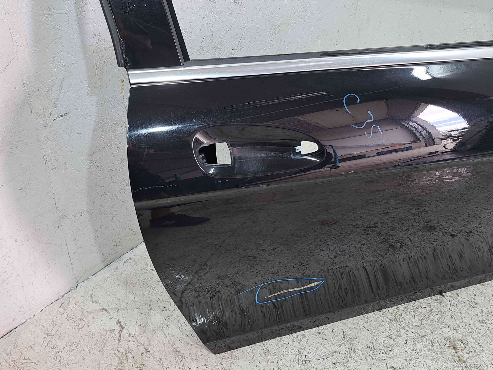 Usa dreapta fata Mercedes Clasa C Coupe (C204) Facelift AMG [Fabr 2011-2015] 197U NEGRU OBSIDIAN - imagine 3