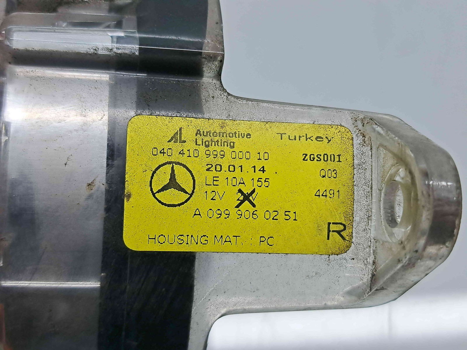 Proiector ceata dreapta Mercedes Clasa B (W246) [Fabr 2011-2018] A0999060251 - imagine 2