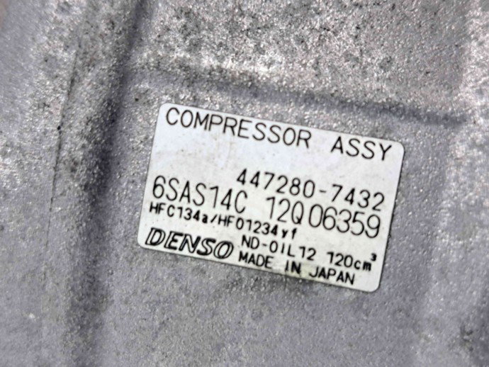 Compresor clima  Mercedes Clasa B (W246) [Fabr 2011-2018] 4472807432 1.5 CDI 607951 80KW / 109CP