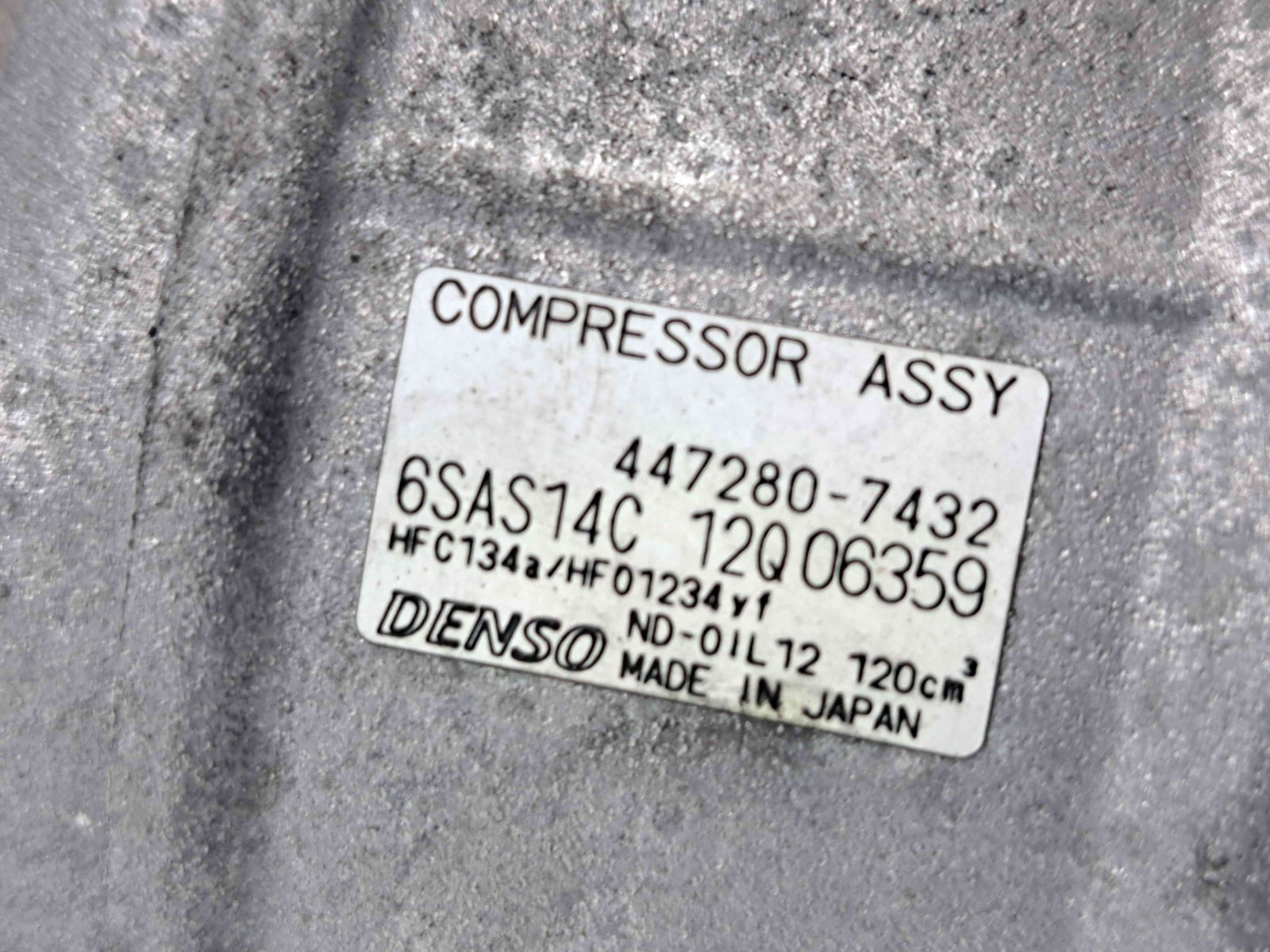 Compresor clima Mercedes Clasa B (W246) [Fabr 2011-2018] 4472807432 1.5 CDI 607951 80KW / 109CP - imagine 2