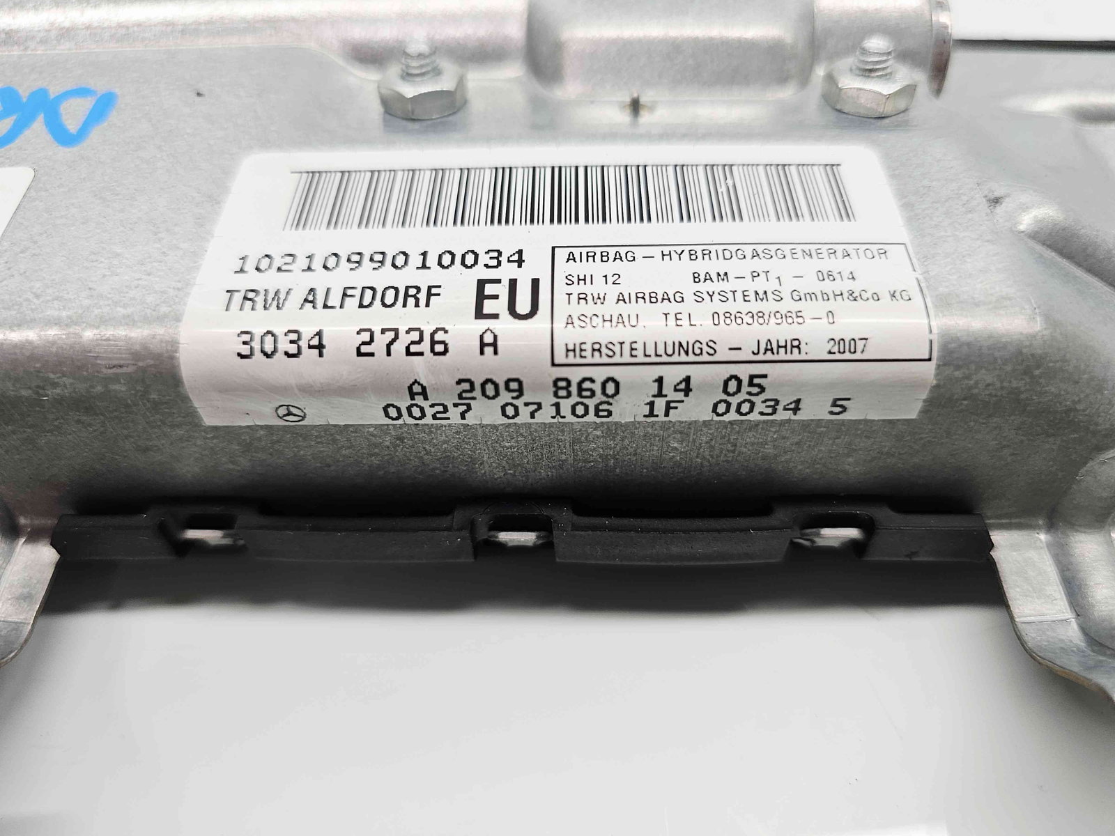 Airbag lateral dreapta Mercedes Clasa CLK (C209) [Fabr 2002-2009] A2098601405 - imagine 4