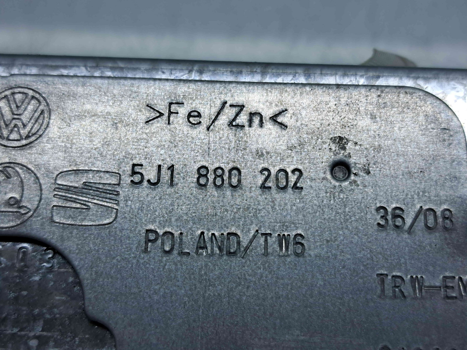 Airbag pasager Skoda Fabia 2 (5J, 542) [Fabr 2007-2014] 5j1880202 - imagine 5