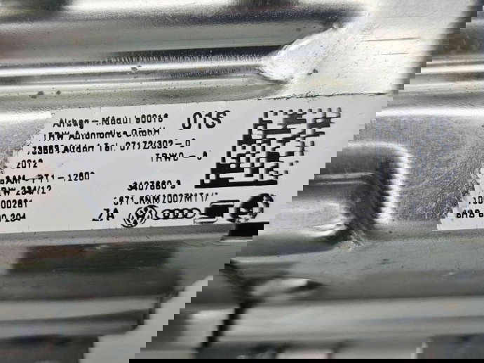  Airbag pasager Volkswagen Polo (6R) [Fabr 2009-2016] 6RS880204