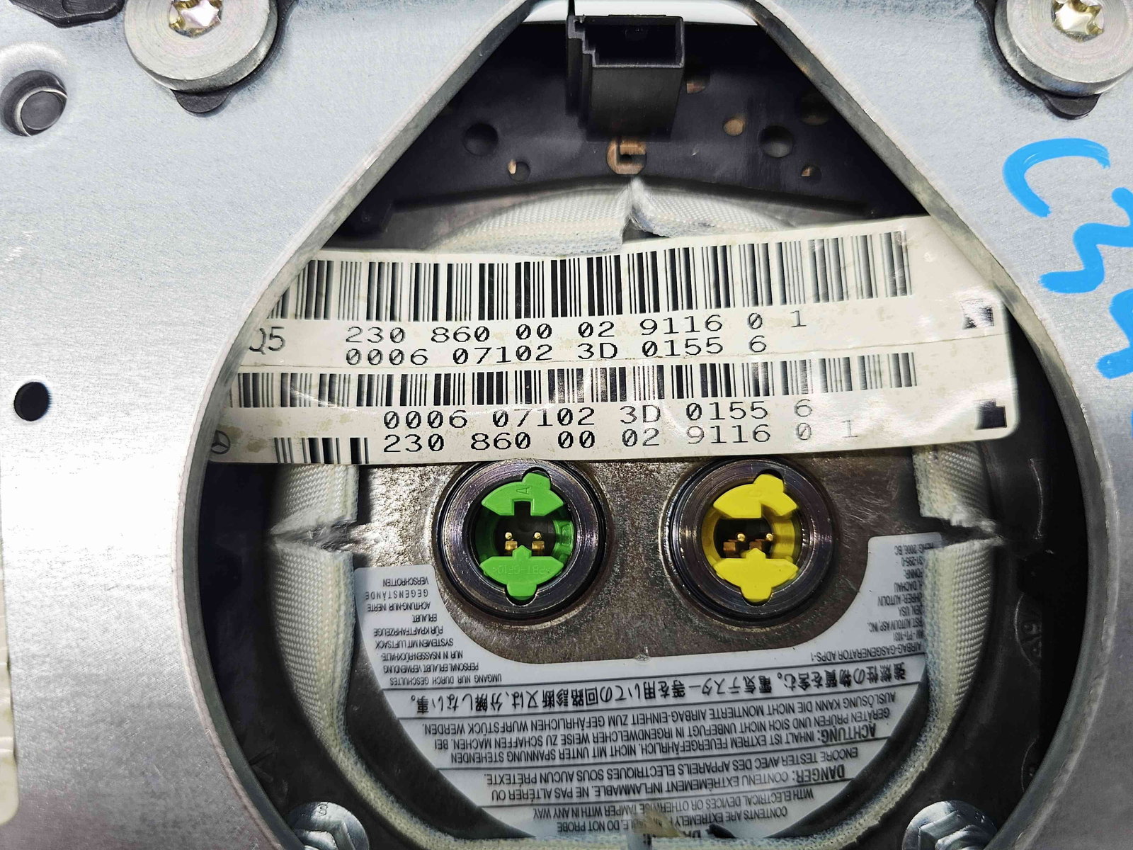 Airbag volan Mercedes Clasa CLK (C209) [Fabr 2002-2009] 2308600002 - imagine 6