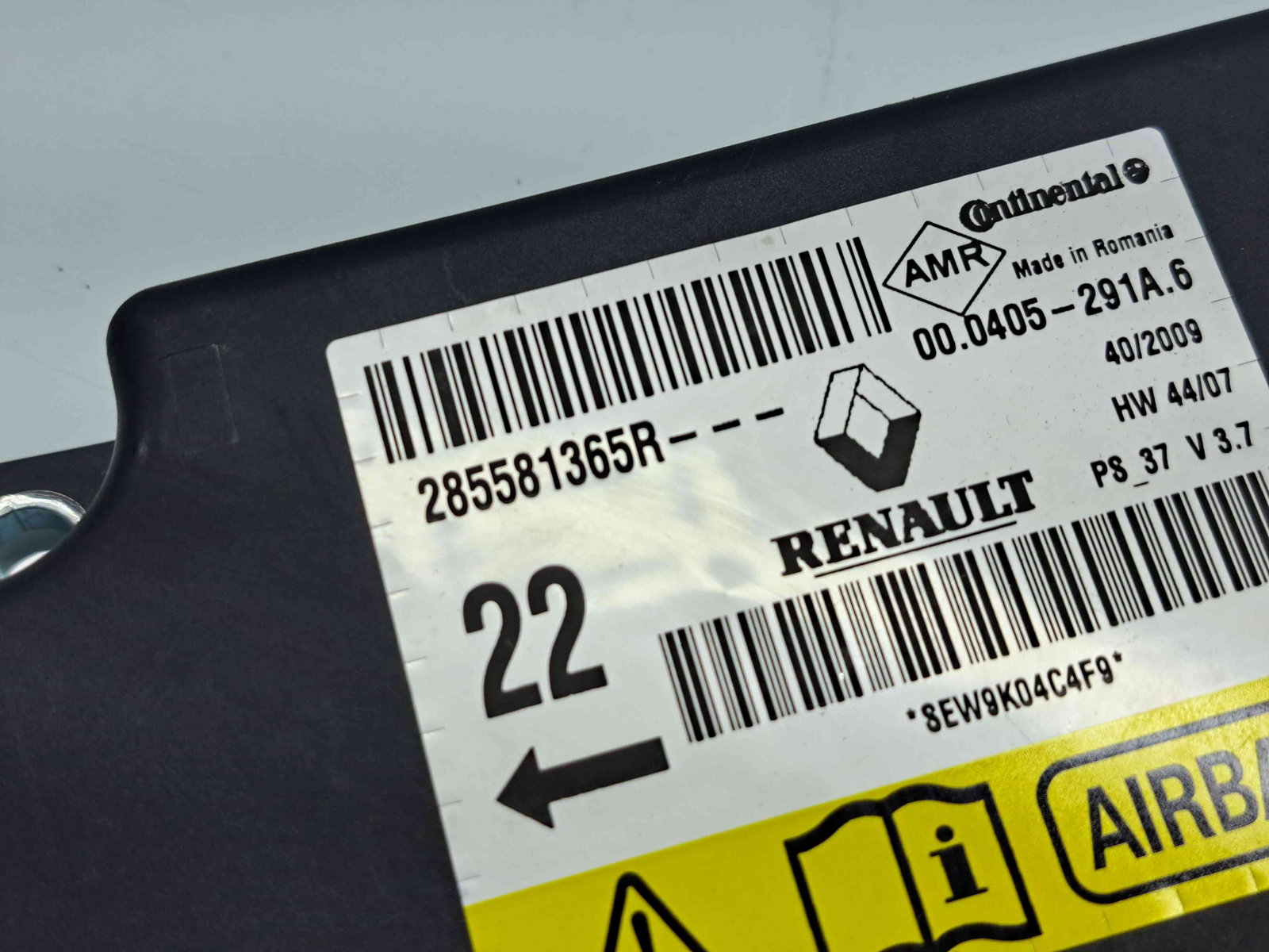 Calculator airbag Renault Megane 3 (B95) [Fabr 2008-2016] 285581365R 1.6 B K4M848 74KW / 101CP - imagine 4