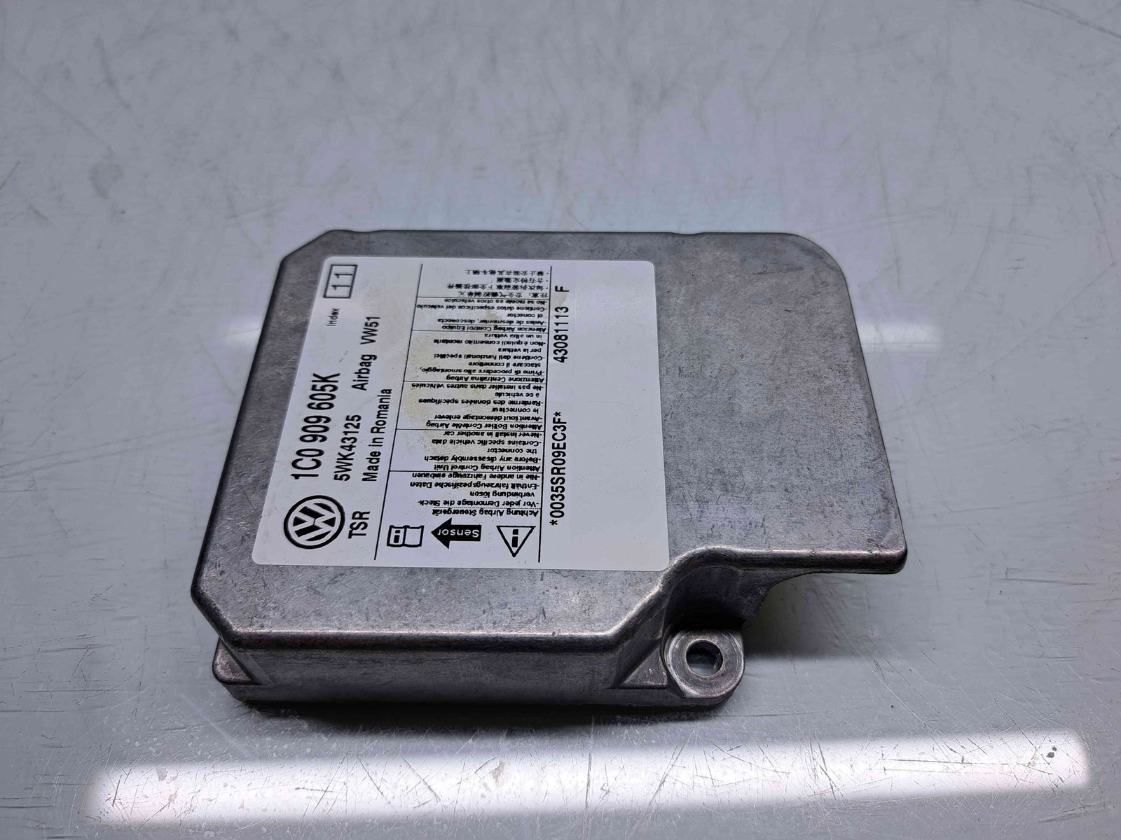 Calculator airbag Skoda Fabia 2 (5J, 542) [Fabr 2007-2014] 1C0909605K 1.4 TDI BNV 59KW / 80CP - imagine 1