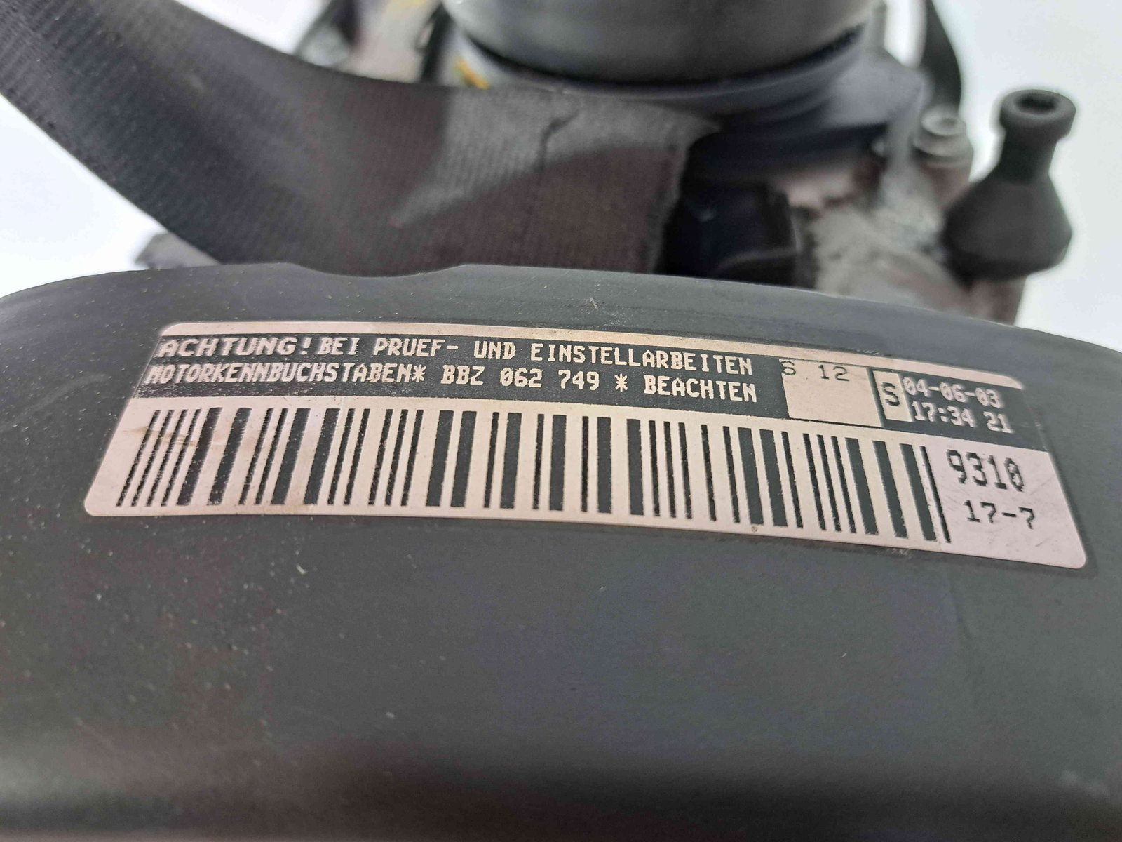Motor complet ambielat Volkswagen Polo (9N) [Fabr 2001-2008] BBZ 1.4 Benz BBZ 74KW / 101CP - imagine 6