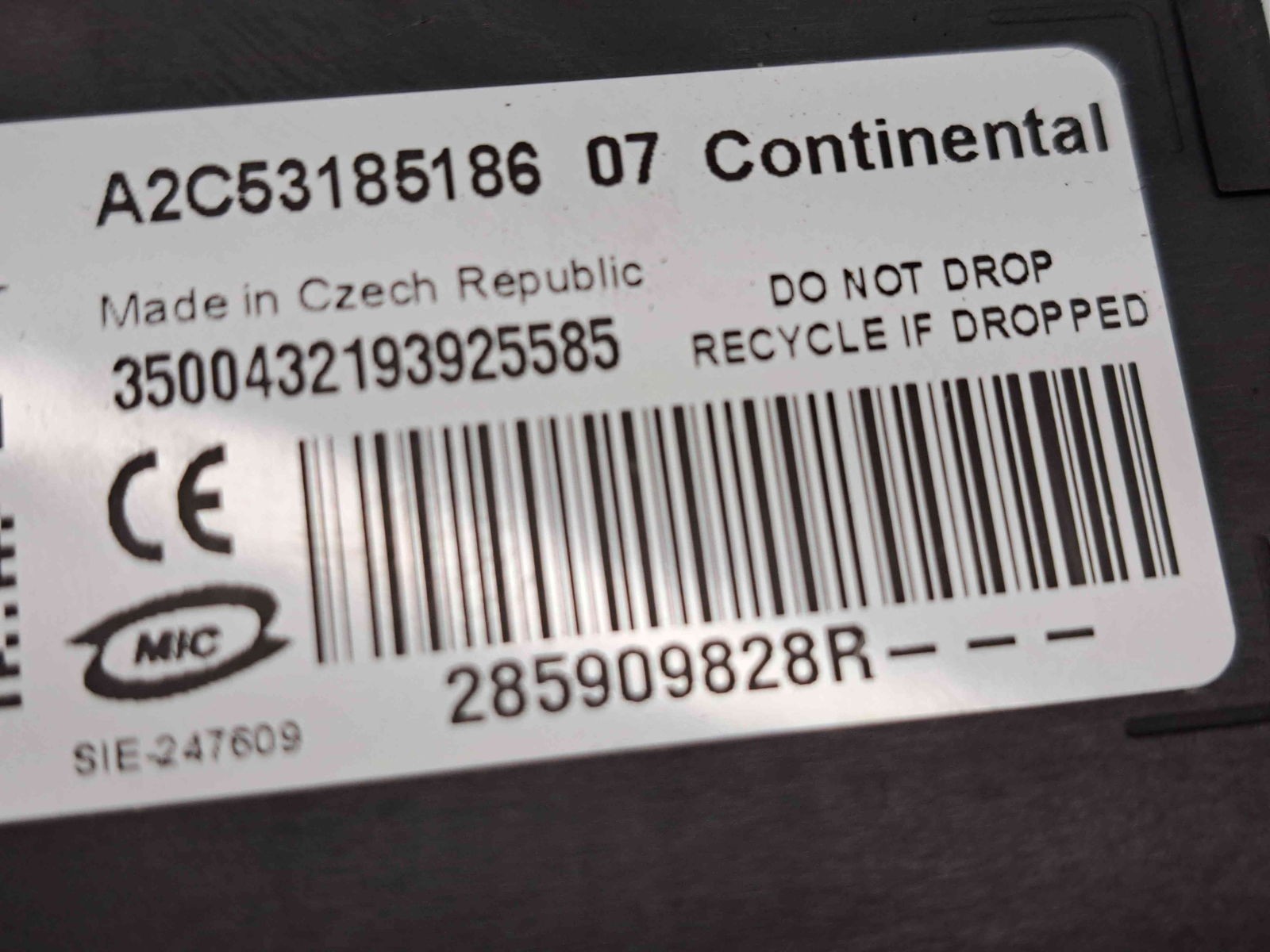 Contact cu cheie Renault Scenic 3 [Fabr 2009-2015] 285909828R 1.6 B K4M84874KW / 101CP - imagine 2