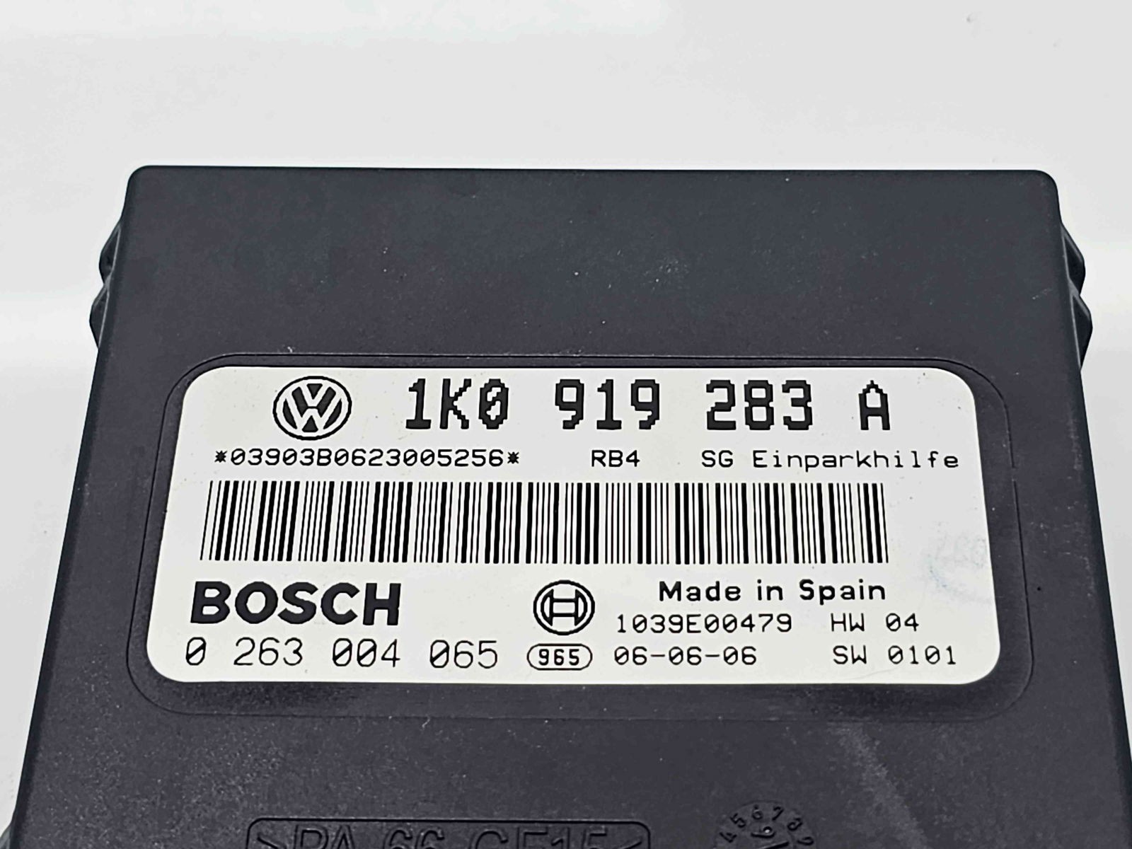 Modul senzori parcare Volkswagen Golf 5 (1K1) [Fabr 2004-2008] 1K0919283A - imagine 3
