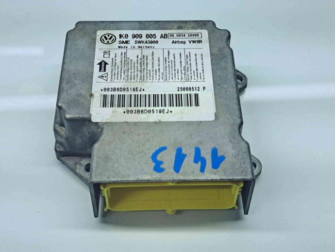 Calculator airbag  Skoda Octavia 2 (1Z3) [Fabr 2004-2013] 1K0909605 1.9 TDI BLS 77KW / 105CP