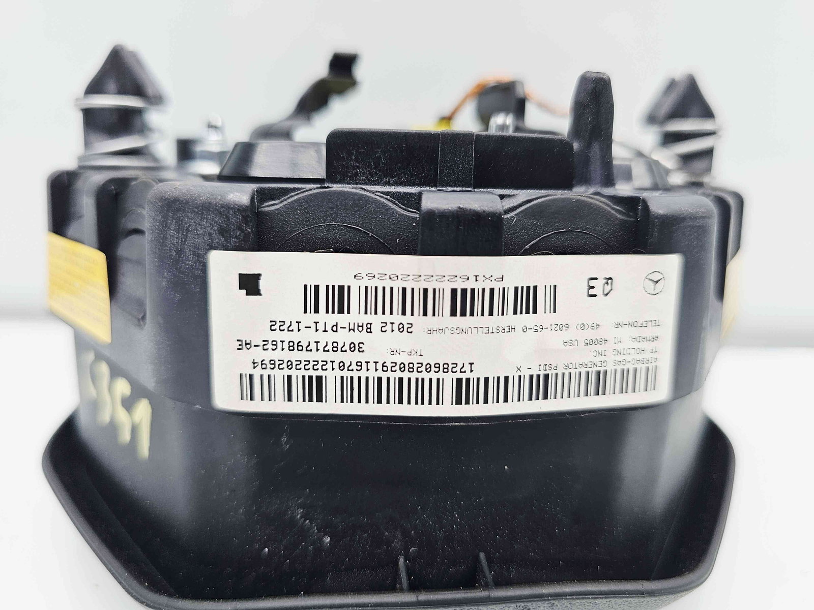 Airbag volan Mercedes Clasa C Coupe (C204) Facelift AMG [Fabr 2011-2015] 307871798162-AE - imagine 2