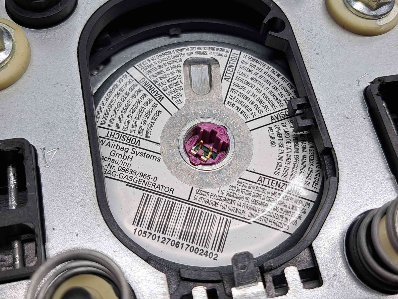 Airbag volan Seat Leon (1P1) FR [Fabr 2005-2011] W01P0880201C - imagine 4