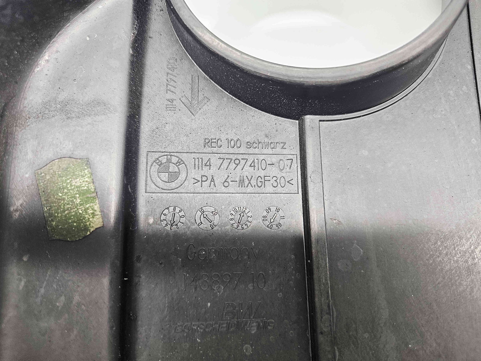 Capac motor Bmw X3 (E83) [Fabr 2003-2009] Facelift 77977410-07 2.0 N47D 130KW / 177CP - imagine 3