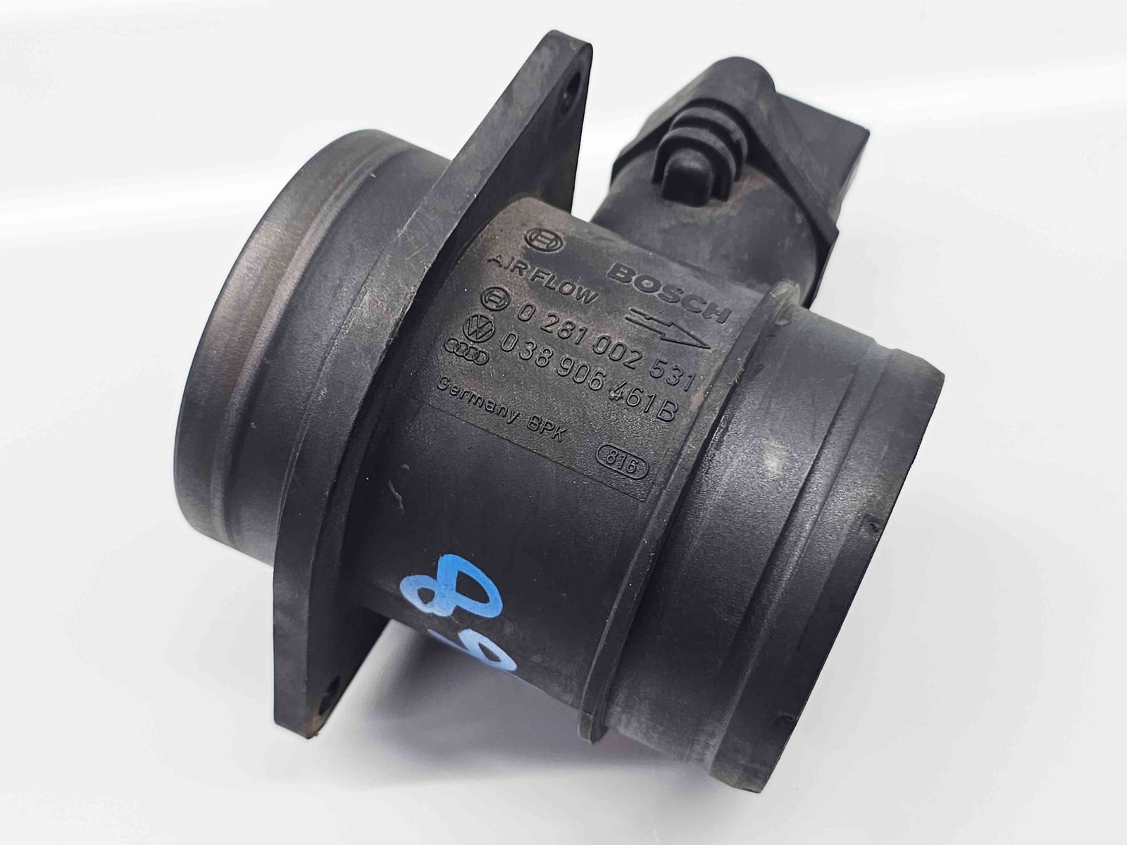 Debitmetru aer Volkswagen Caddy 3 (2KA, 2KH) [Fabr 2004-2010] 038906461B 2.0 SDI BST 51KW / 69CP - imagine 2