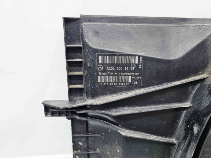 Electroventilator Mercedes Clasa CLK (C209) [Fabr 2002-2009] 2035001493 2.2 CDI 646966 110KW / 150CP