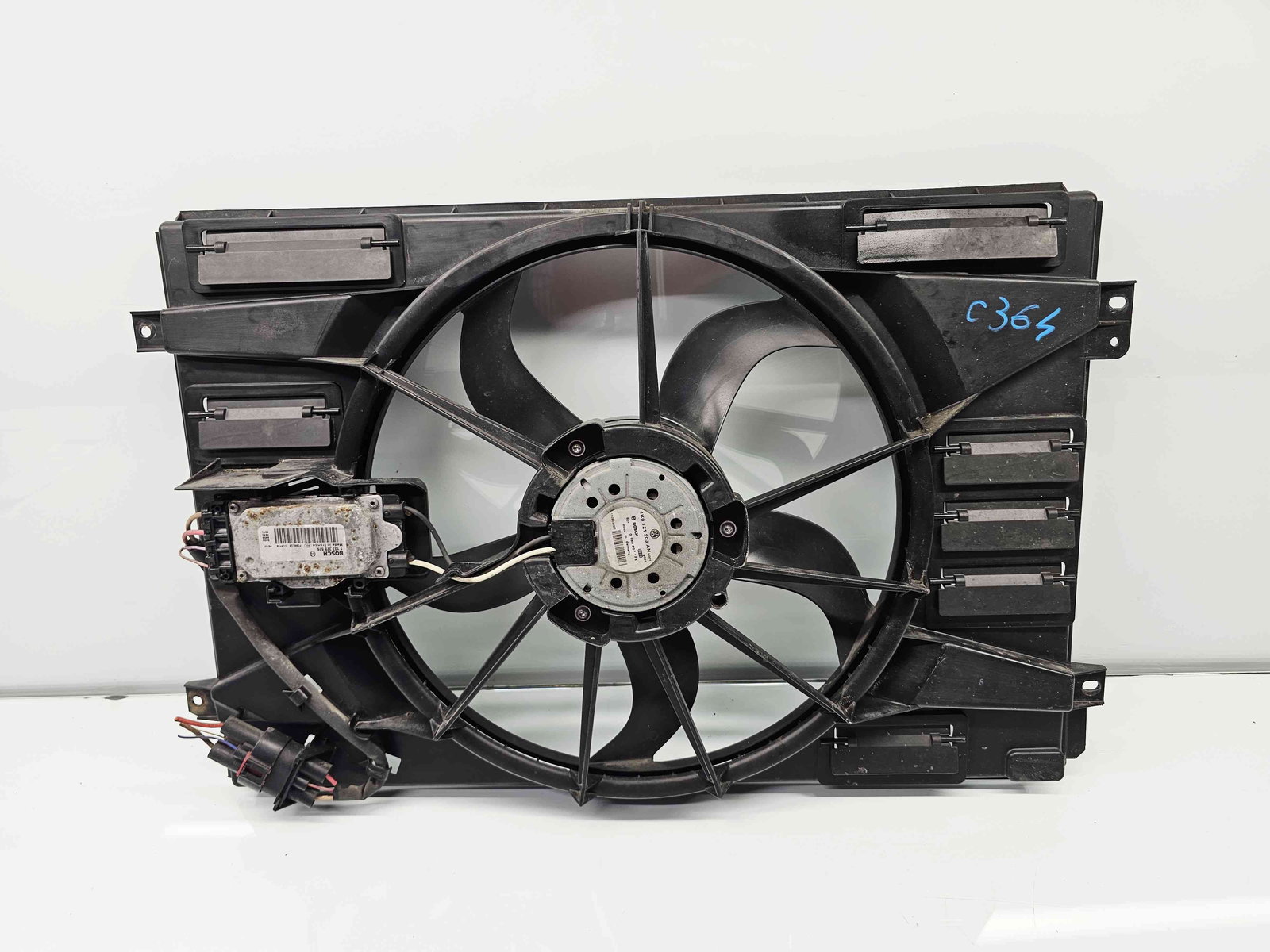 Electroventilator Volkswagen Touran II (1T3) [Fabr 2010-2015] 1K0121205AF 1.6 TDI CAYC 77KW / 105CP - imagine 2