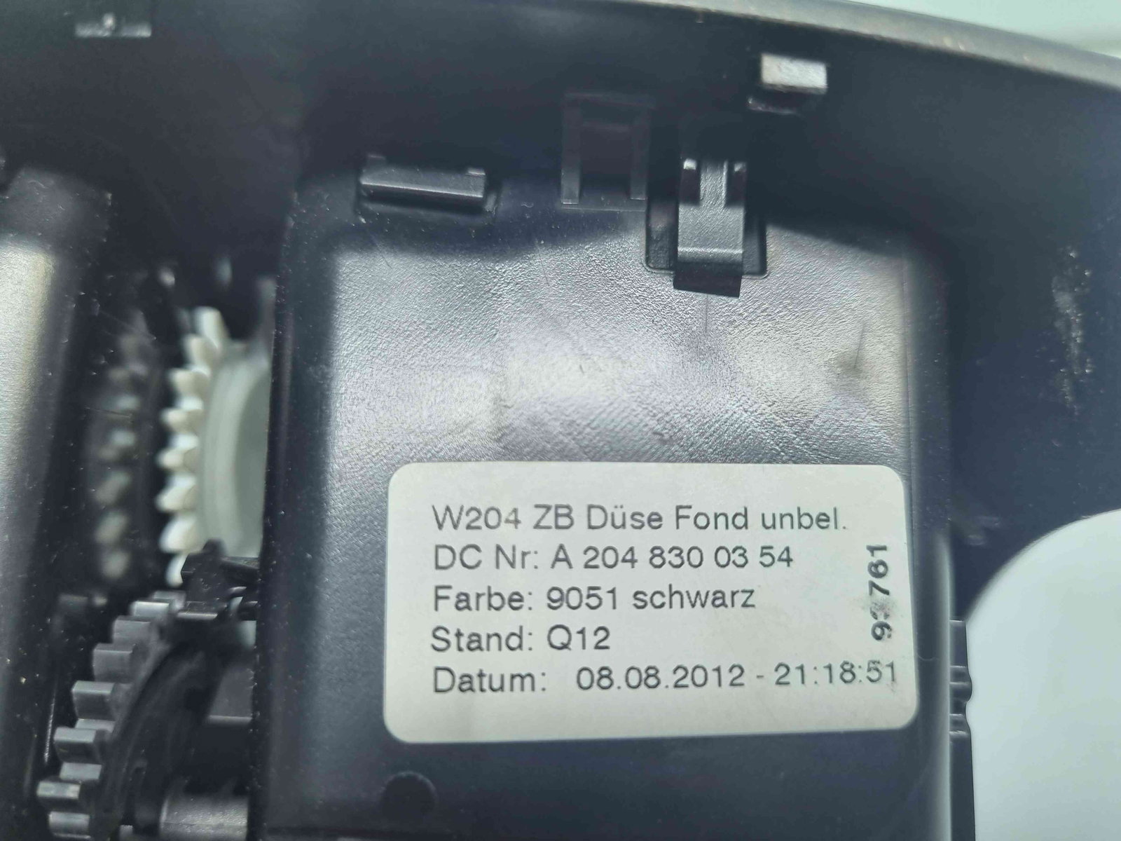 Grila aerisire spate Mercedes Clasa C Coupe (C204) Facelift AMG [Fabr 2011-2015] A 204 830 03 54 - imagine 5