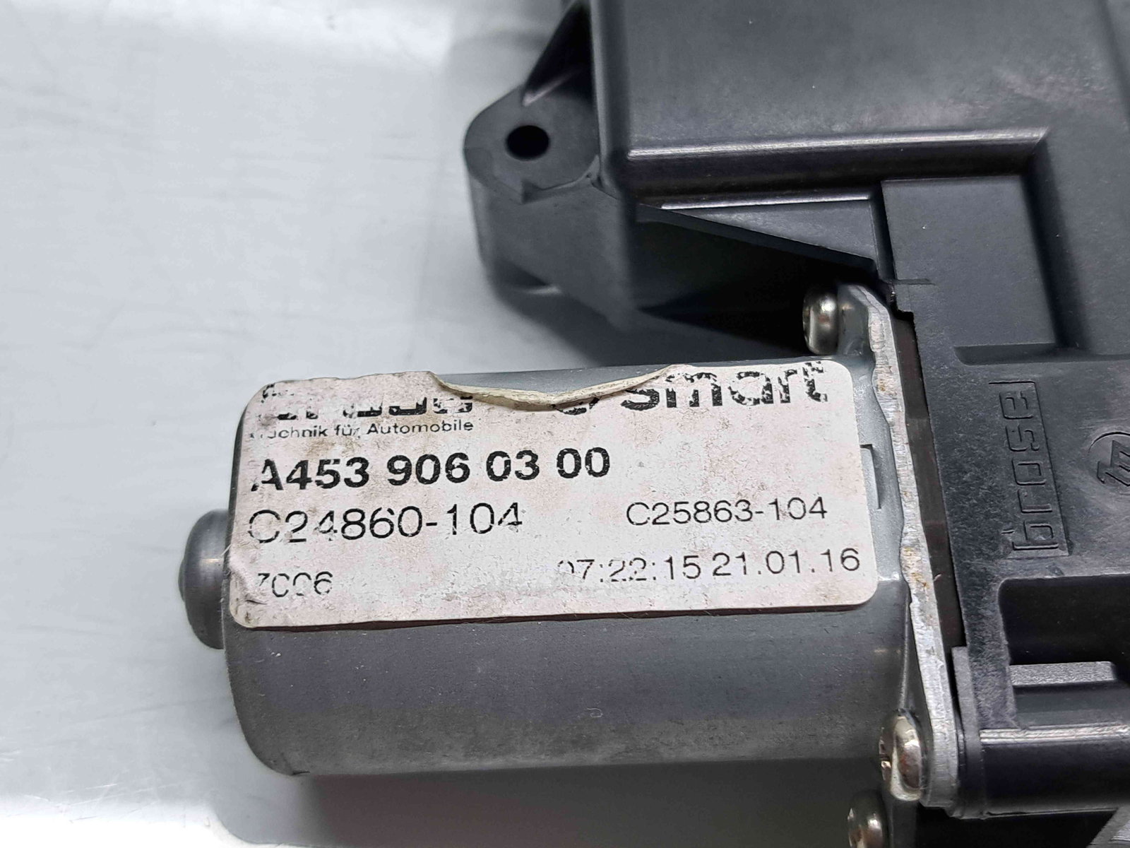 Motoras geam stanga fata SMART Fortwo Coupe (W453) [Fabr 2014-2019] - imagine 2