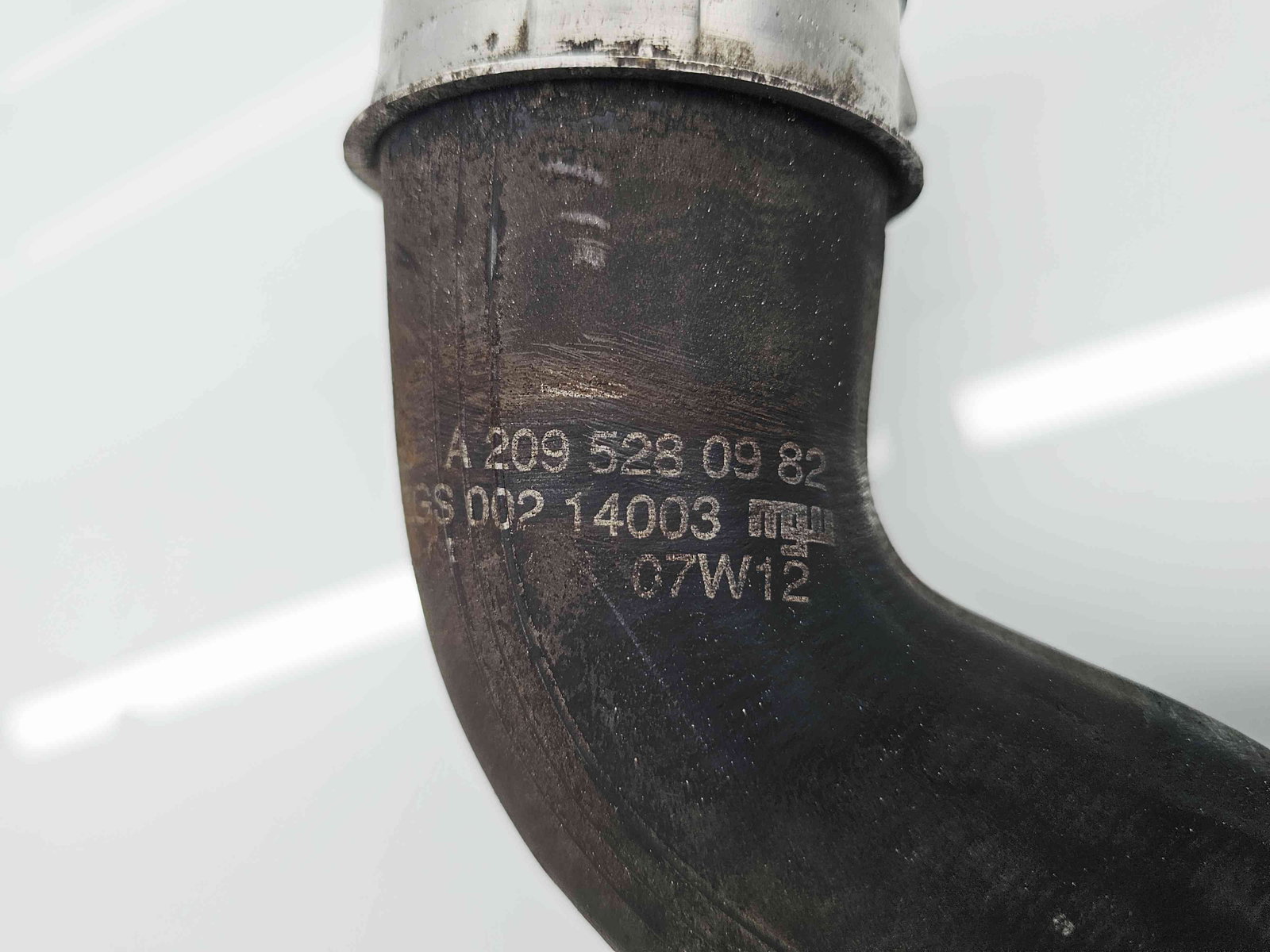 Tub intercooler Mercedes Clasa CLK (C209) [Fabr 2002-2009] A2095280982 2.2 CDI 646966 110KW / 150CP - imagine 2