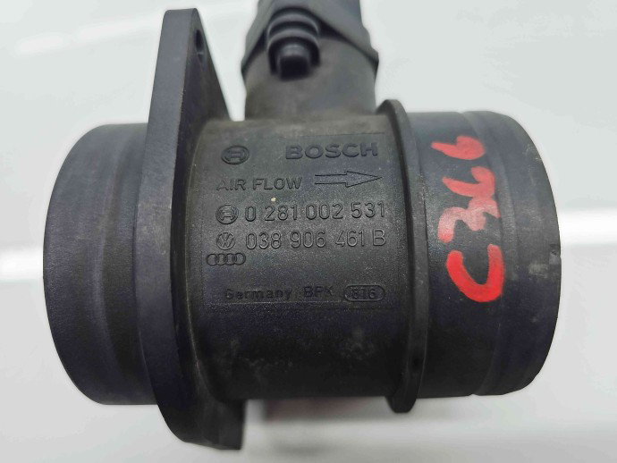 Debitmetru aer Skoda Fabia 2 (5J, 542) [Fabr 2007-2014] 038906461B 1.4 TDI BNV 59KW / 80CP