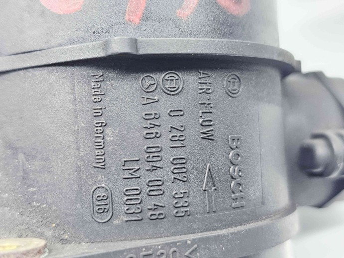 Debitmetru aer  Mercedes Clasa C (W203) [Fabr 2000-2007] A6460940048 2.2 CDI 646966 110KW / 150CP