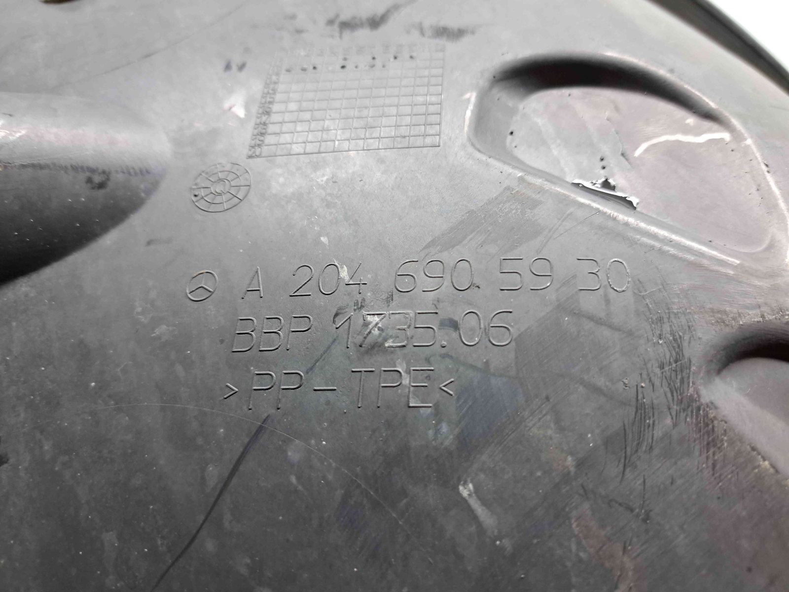 Carenaj roata dreapta fata Mercedes Clasa C Coupe (C204) Facelift AMG [Fabr 2011-2015]