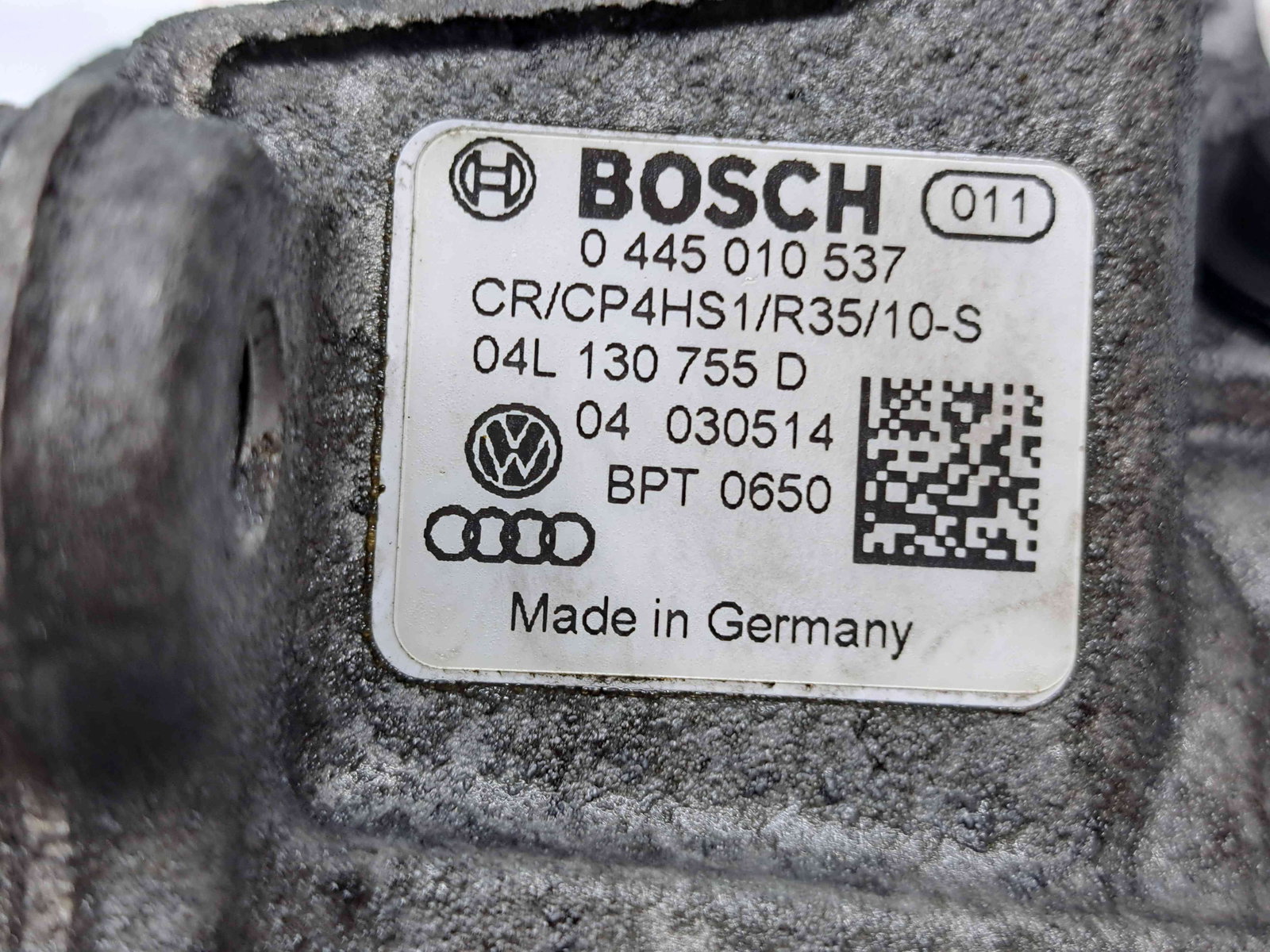 Pompa inalta presiune Volkswagen Golf 7 (5G) [Fabr 2014-prezent] 04L130755D / 0445010537 1.6 TDI CLHA 77KW / 105CP - imagine 2