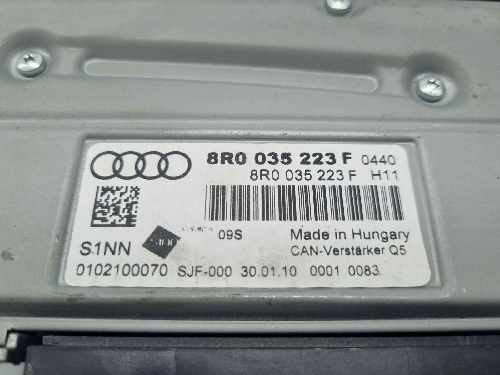 Amplificator audio Audi A4 (8K5, B8) Avant [Fabr 2008-2015] 8R0035223F - imagine 1