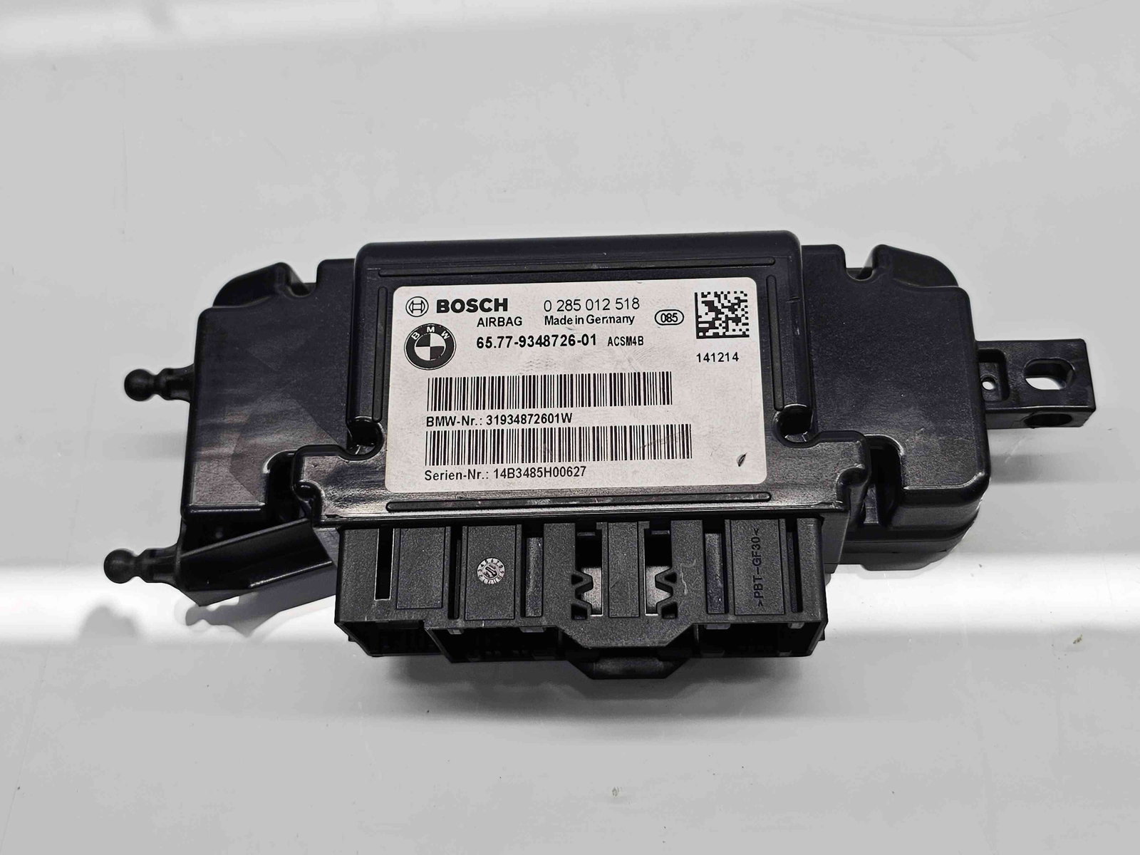 Calculator airbag Bmw 3 (F30) [Fabr 2012-2017] 9348726 2.0 N47D20 105KW / 143CP - imagine 1