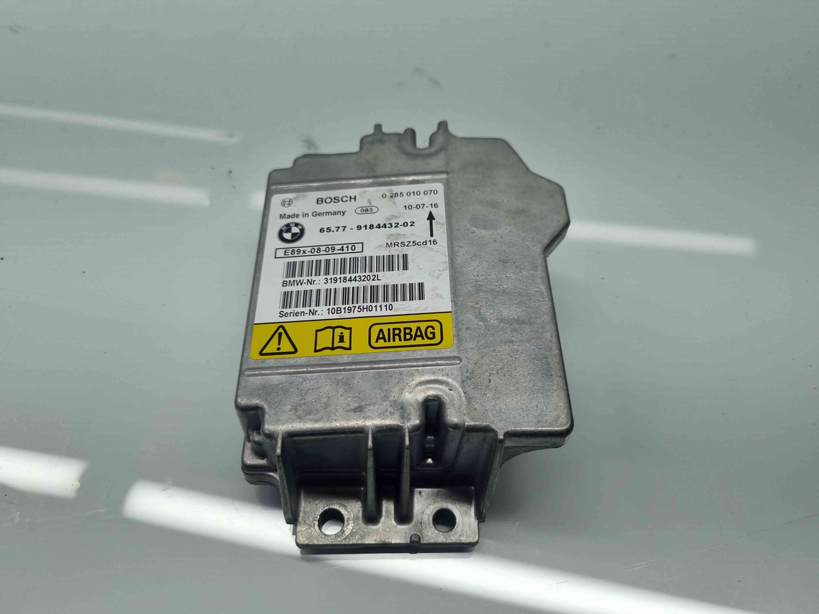 Calculator airbag Bmw 3 (E90) [Fabr 2005-2011] 9184432-02 2.0D N47D20 105KW / 143CP - imagine 4