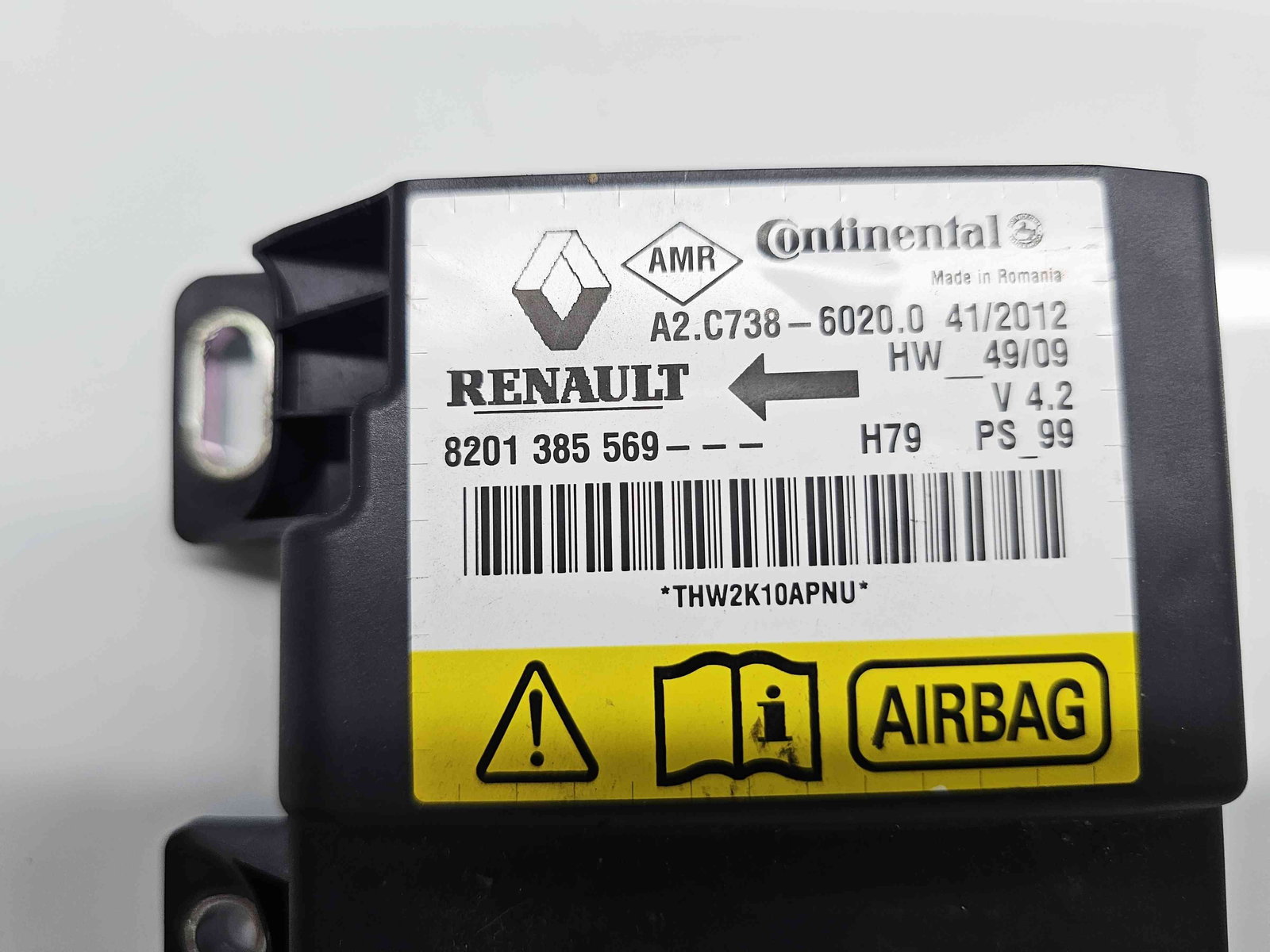 Calculator airbag Dacia Duster [Fabr 2010-2017] 8201385569 1.5 DCI K9K896 81KW / 110CP - imagine 4