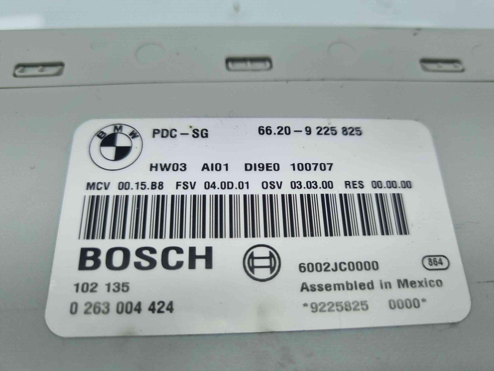 Modul senzori parcare Bmw 3 (E90) [Fabr 2005-2011] 9225825 - imagine 5