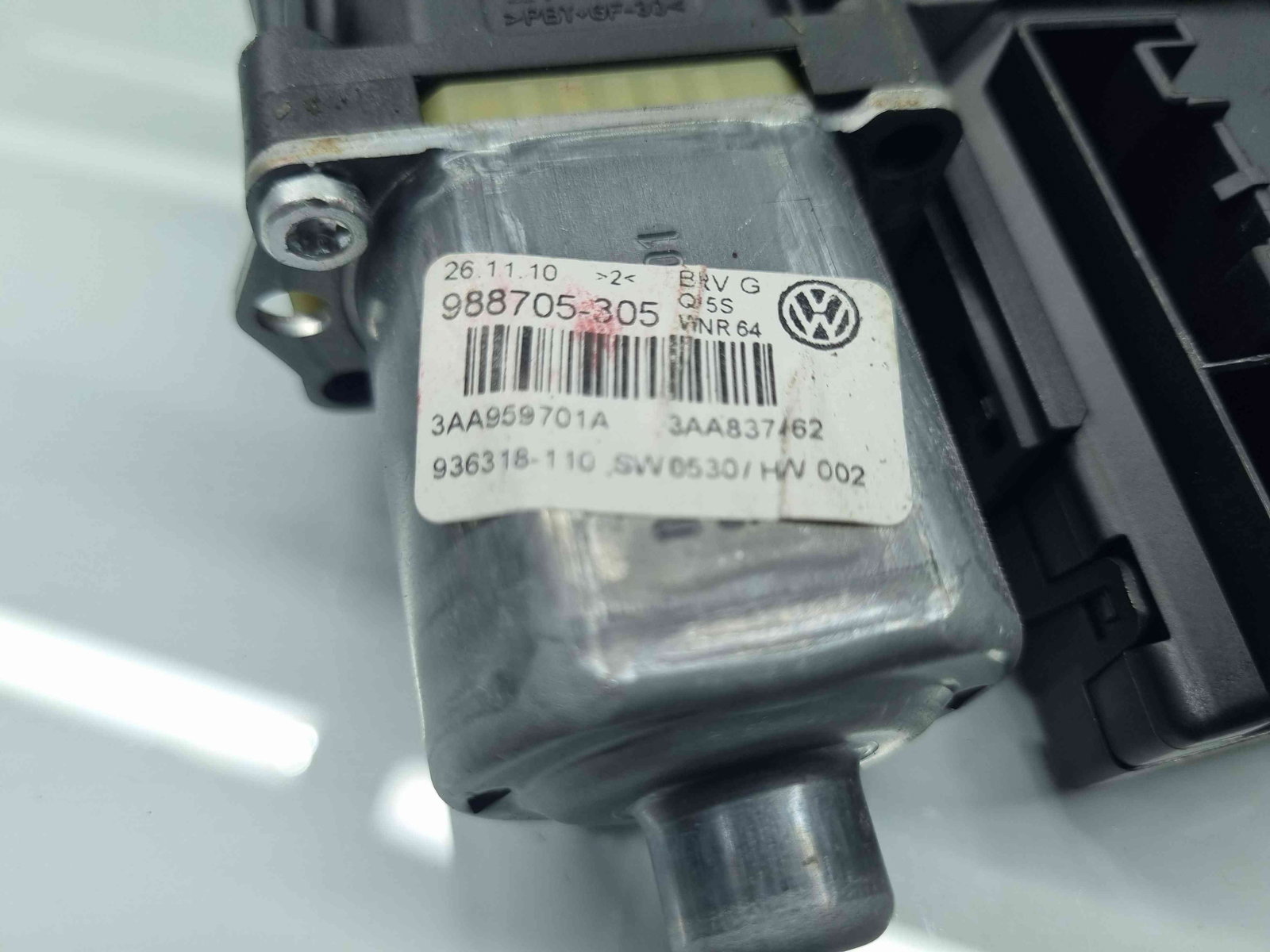 Motoras geam dreapta fata Volkswagen Passat B7 (362) [Fabr 2010-2014] - imagine 2