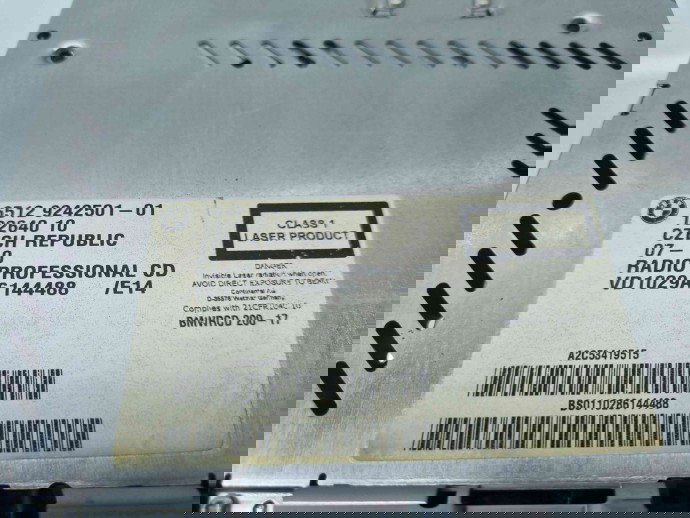  Radio CD Bmw 3 (E90) [Fabr 2005-2011] 9242501-01