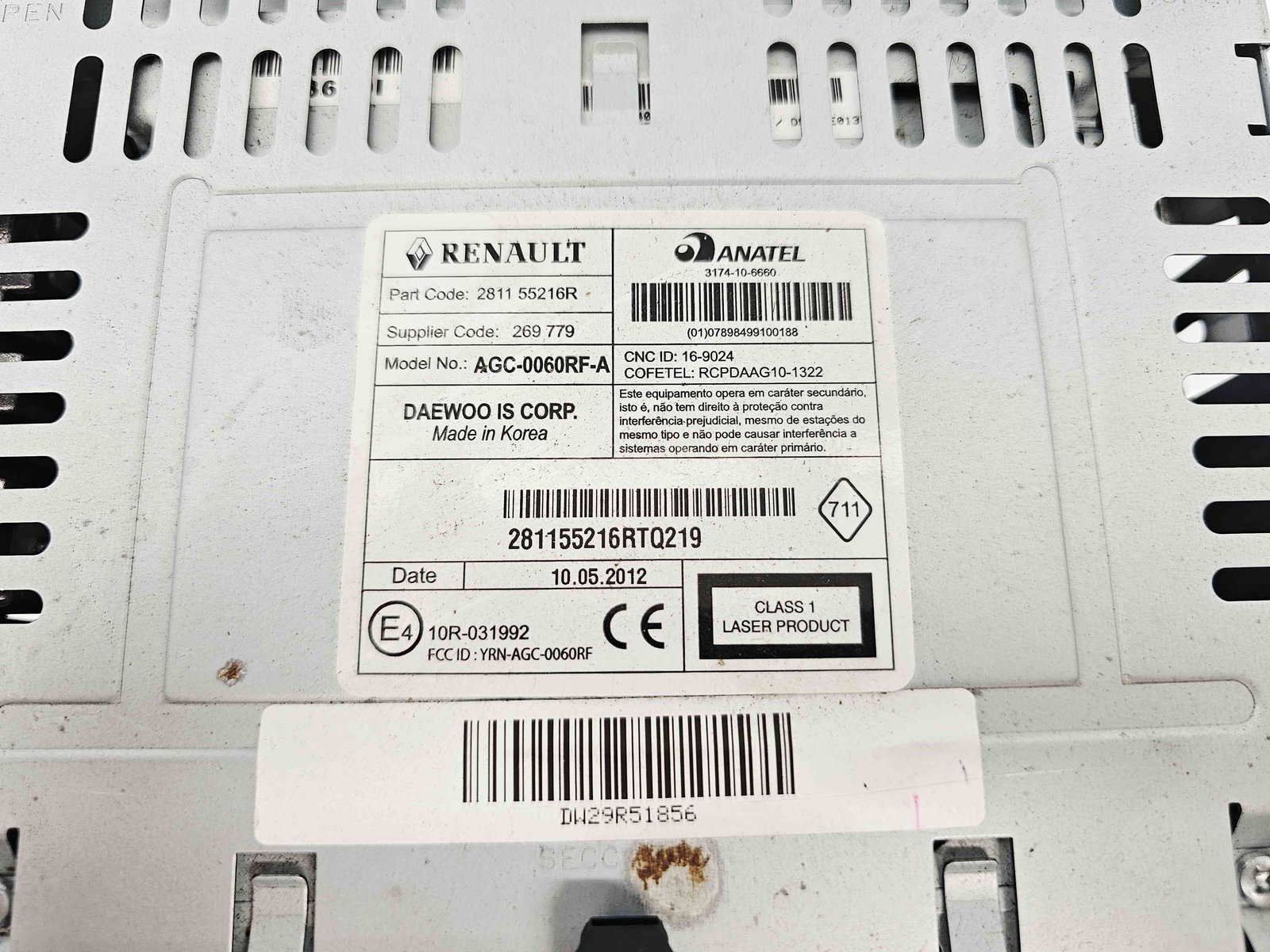 Radio CD Dacia Duster [Fabr 2010-2017] 281155216R - imagine 2