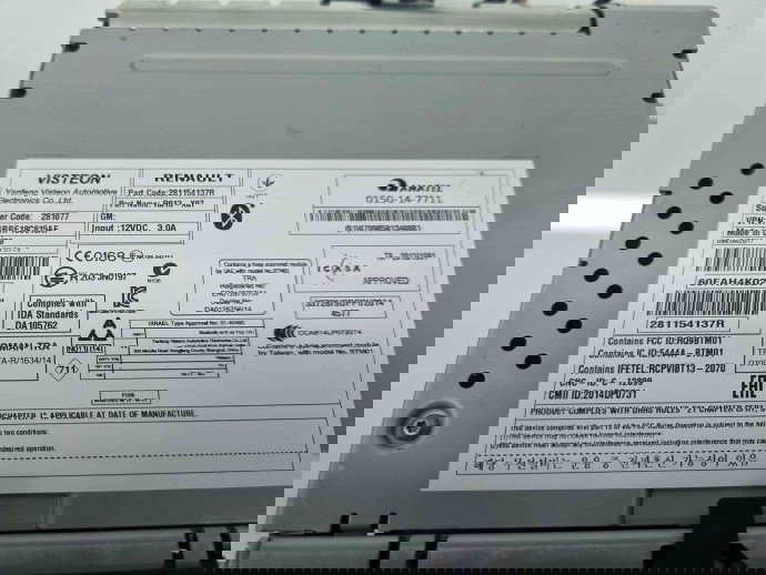  Radio CD Dacia Sandero 2 [Fabr 2012-prezent] 281154137R