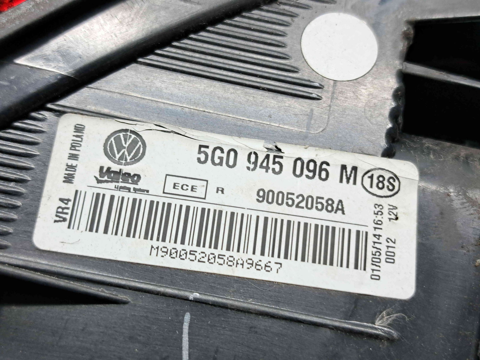Stop aripa dreapta Volkswagen Golf 7 (5G) [Fabr 2014-prezent] 5G0945096M - imagine 2