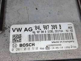 Calculator motor ECU Seat Leon (5F1) [Fabr 2012-2018] 04L907309B 1.6 TDI CLHA 77KW / 105CP