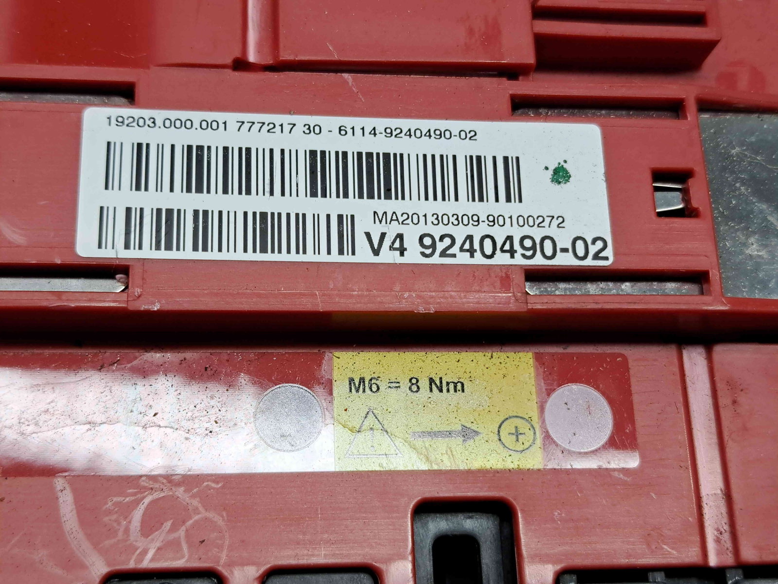 Borna baterie (+) cu capsa Bmw5 (F10) [Fabr 2011-2016] 9240490-02 - imagine 3