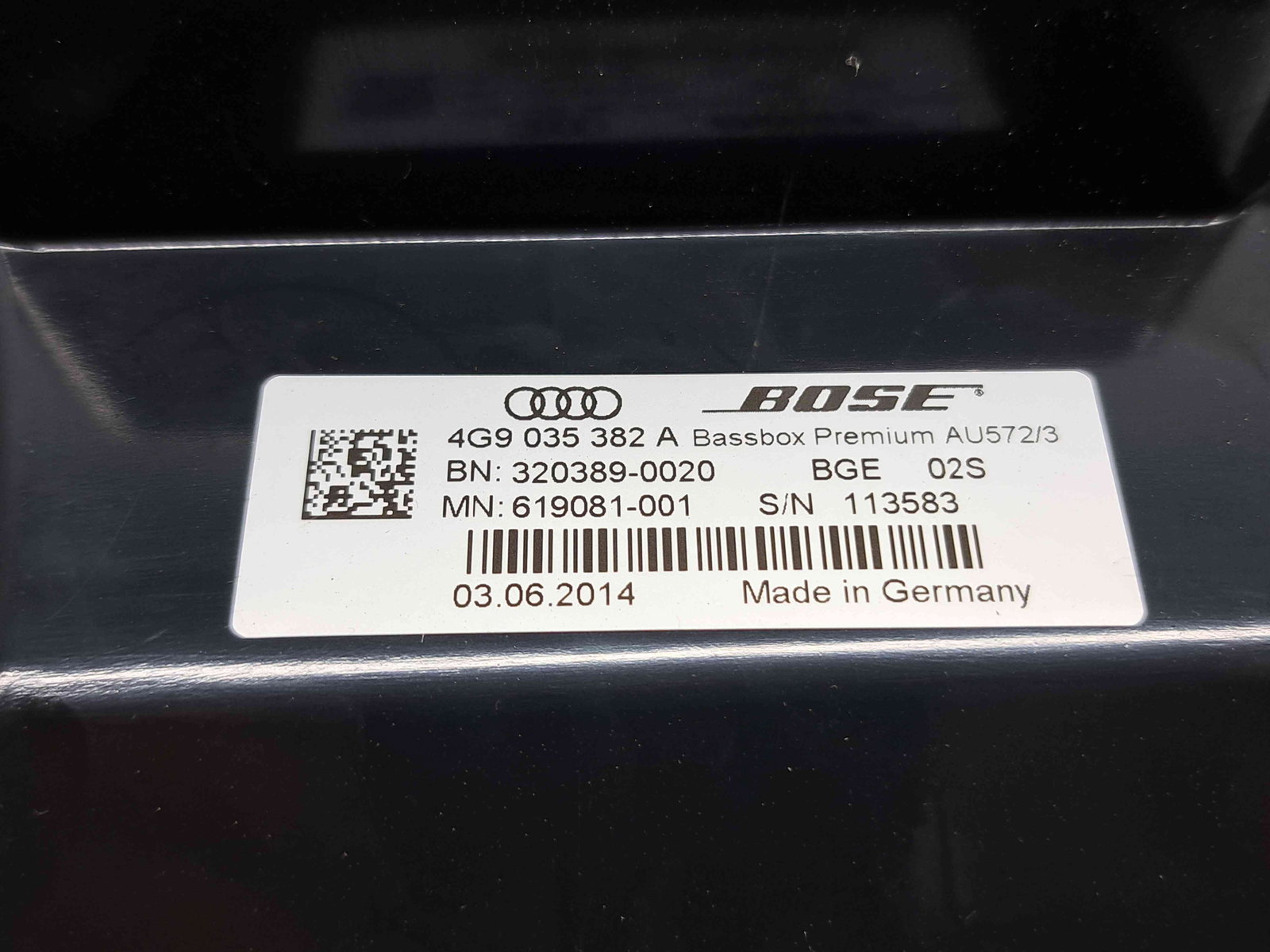 Subwoofer Audi A7 Sportback (4GA) [Fabr 2011-2017] 4G9035382A - imagine 4