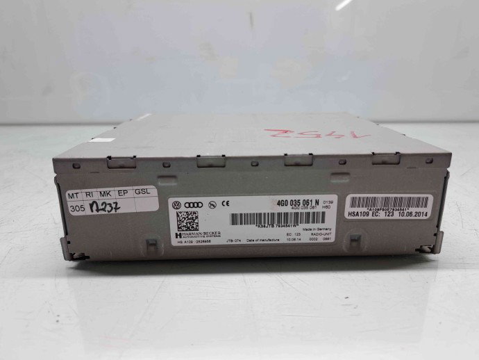  Unitate multimedia Audi A7 Sportback (4GA) [Fabr 2011-2017] 4G0035061N