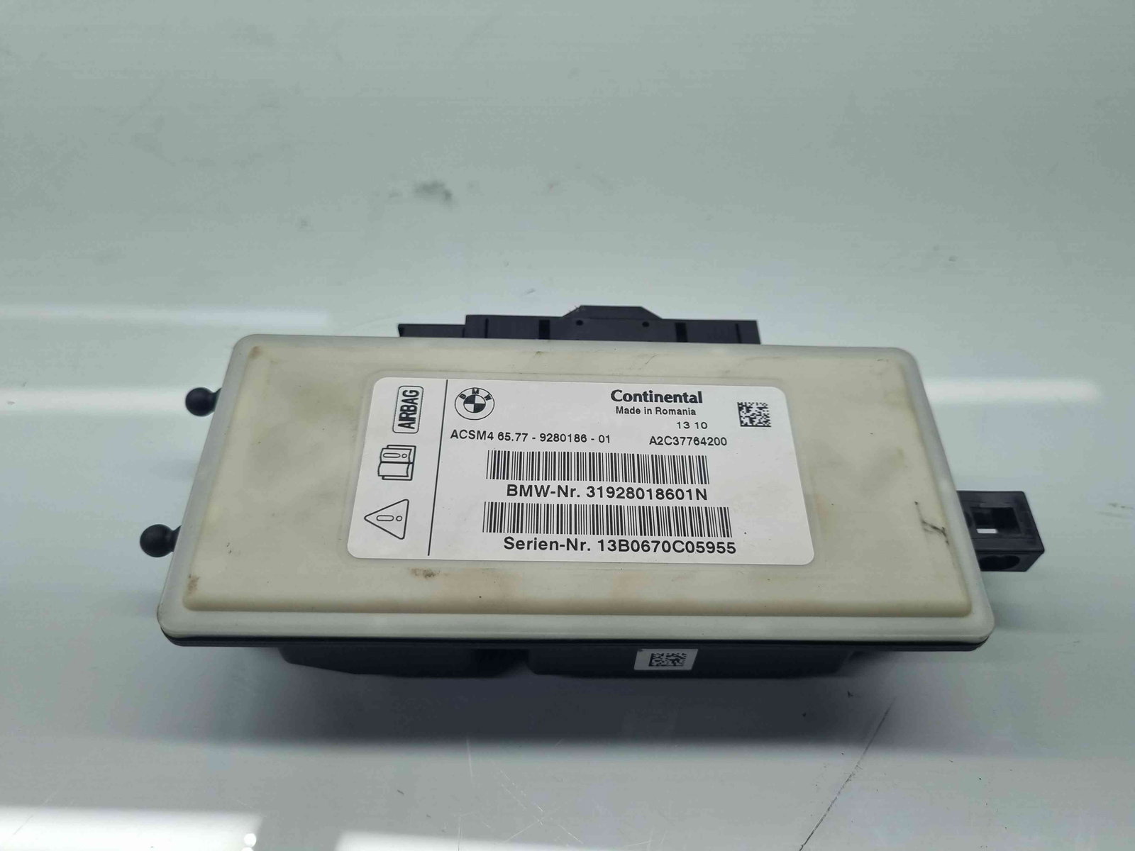 Calculator airbag Bmw 5 (F10) [Fabr 2011-2016] 3192801860N 2.0 N47D20 135KW / 184CP - imagine 1