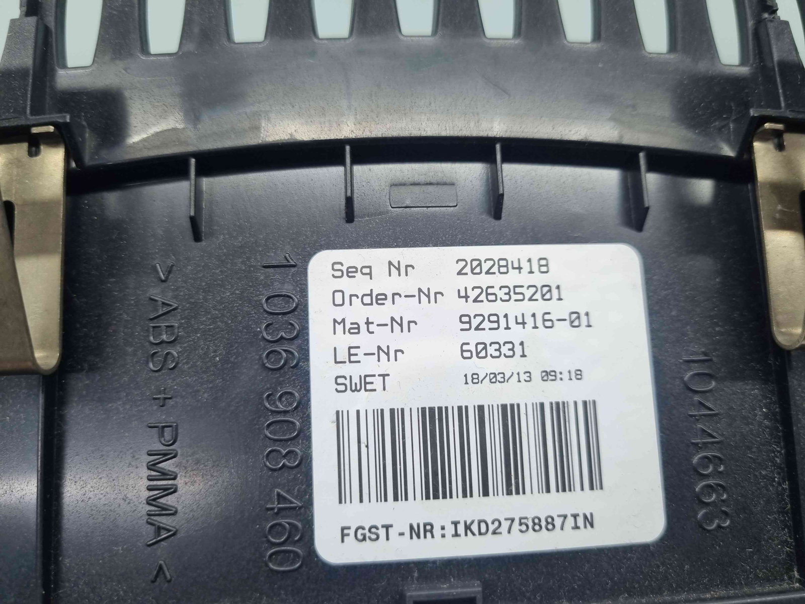 Ceas bord Bmw 5 (F10) [Fabr 2011-2016] 9291416-01 - imagine 7