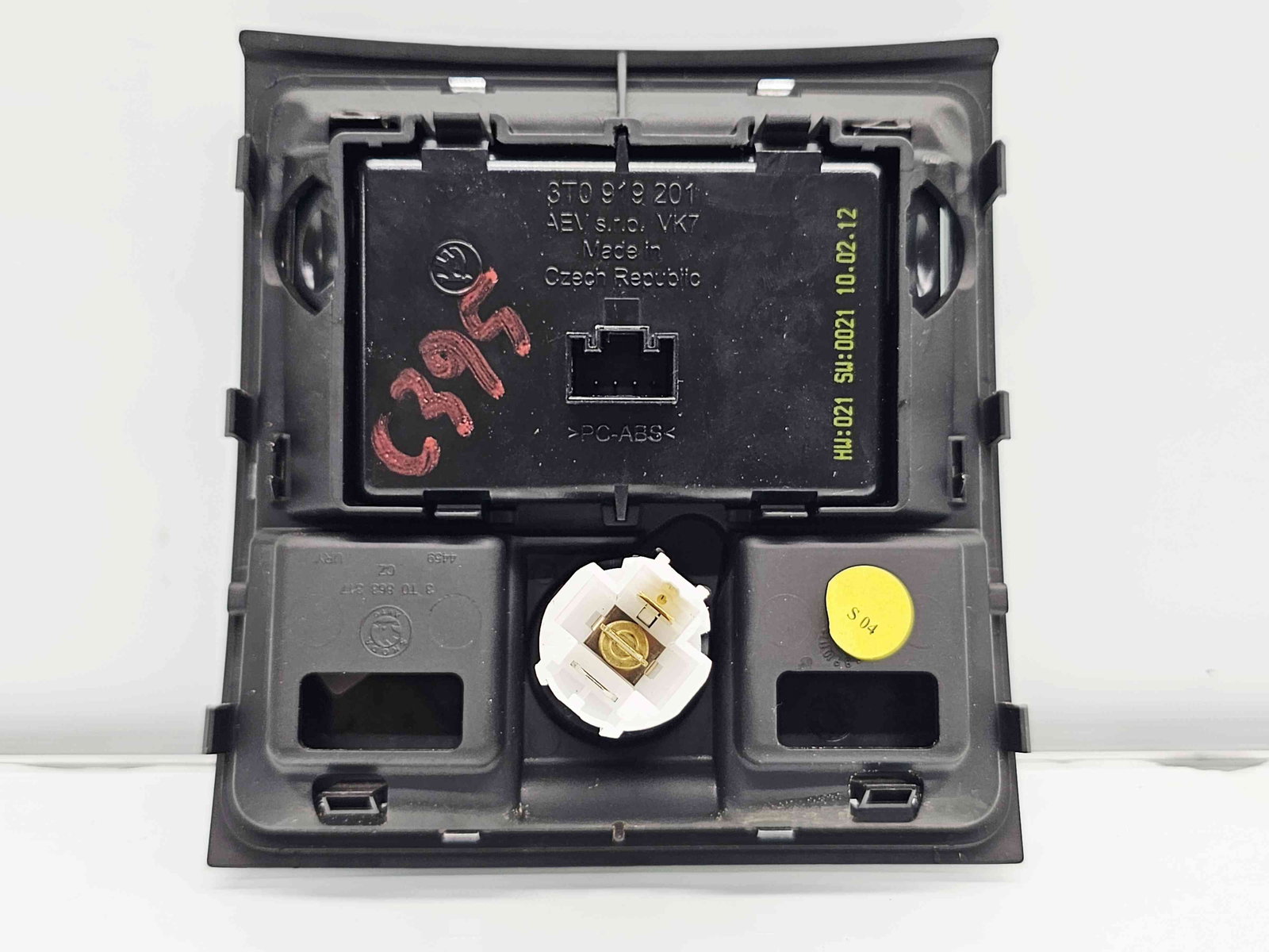 Display bord Skoda Superb II Combi (3T5) Facelift [Fabr 2009-2015] 3T0919201 - imagine 3