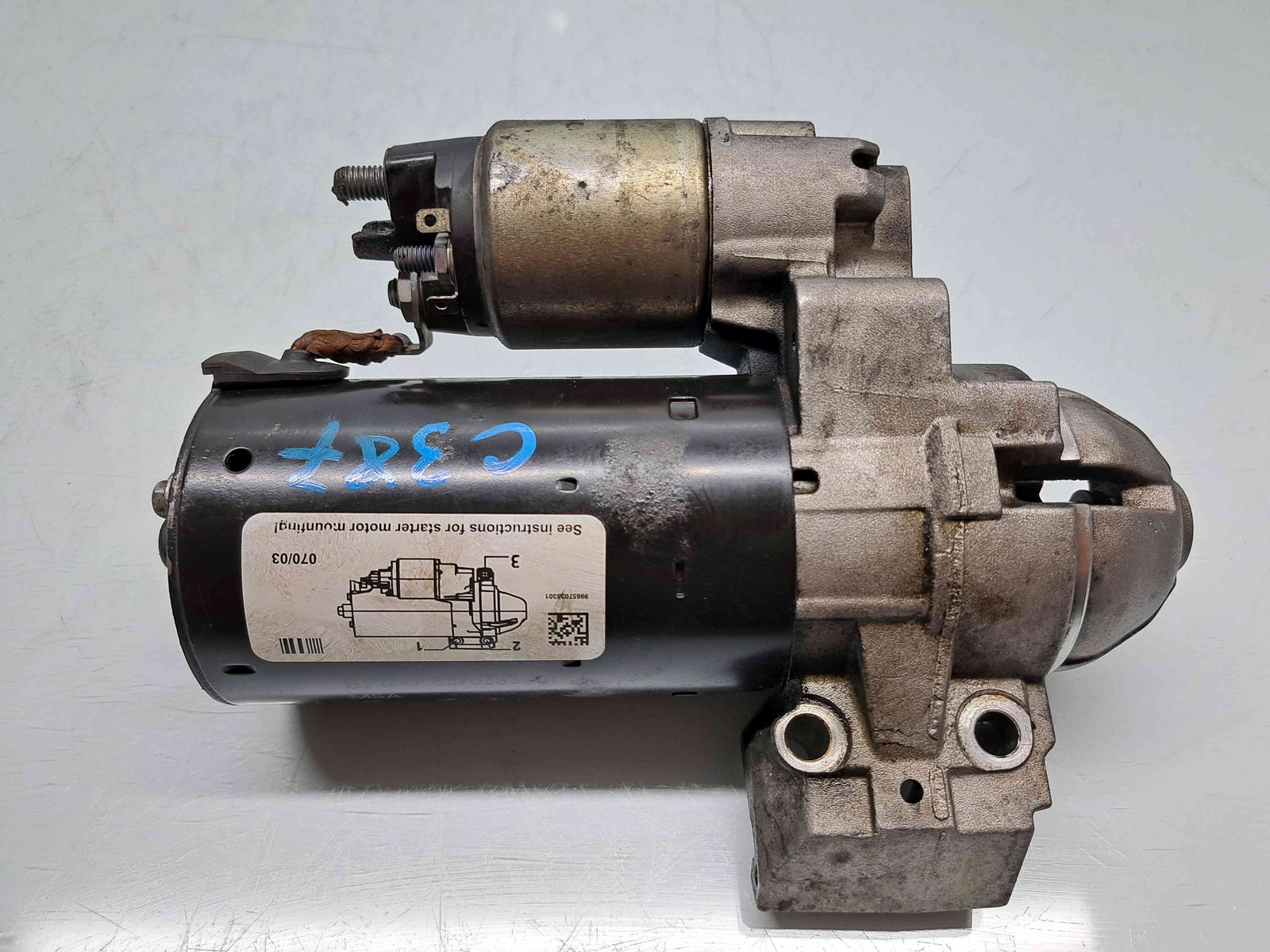 Electromotor 11 dinti Bmw 3 Touring (F31) [Fabr 2012-2017] 8570383-01 / 0001148010 2.0 N47D20135KW / 184CP - imagine 1