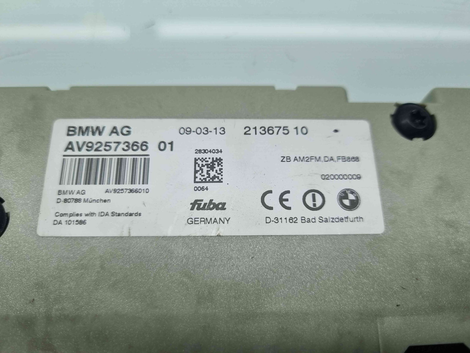 Modul audio Bmw 5 (F10) [Fabr 2011-2016] 9257366 - imagine 4