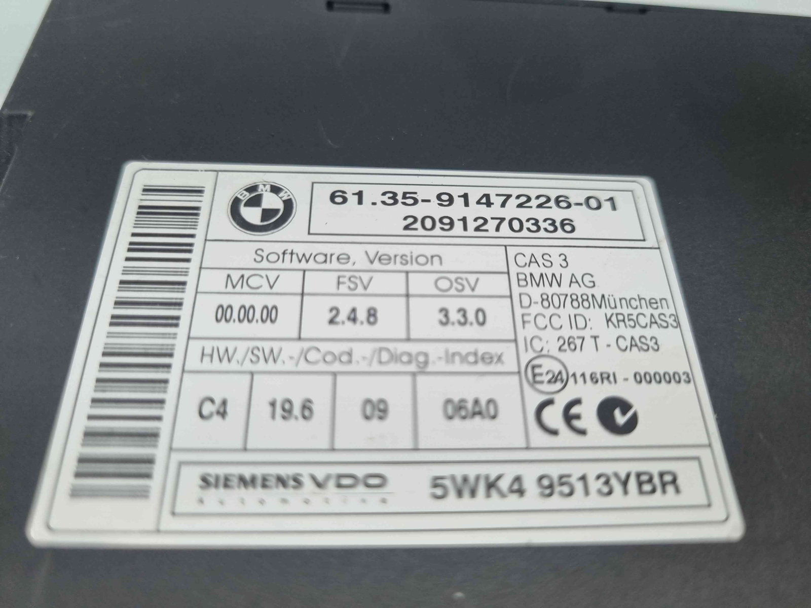 Modul confort Bmw 3 (E90) [Fabr 2005-2011] 9147226-01 - imagine 5