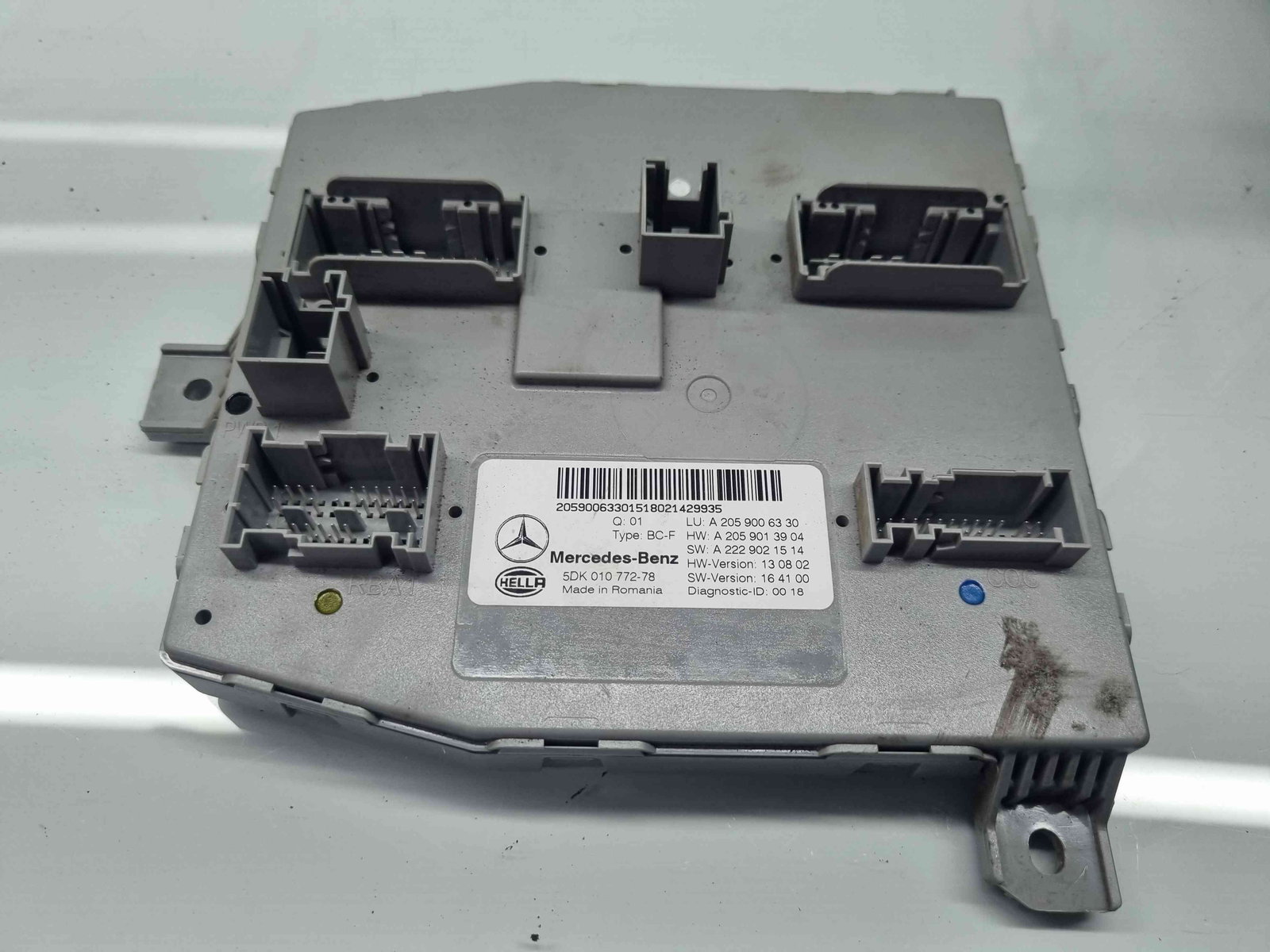 Modul confort Mercedes Clasa C Combi (W205) [Fabr 2015-prezent] A2059006330 / A2059013904 / A2229021514 - imagine 1