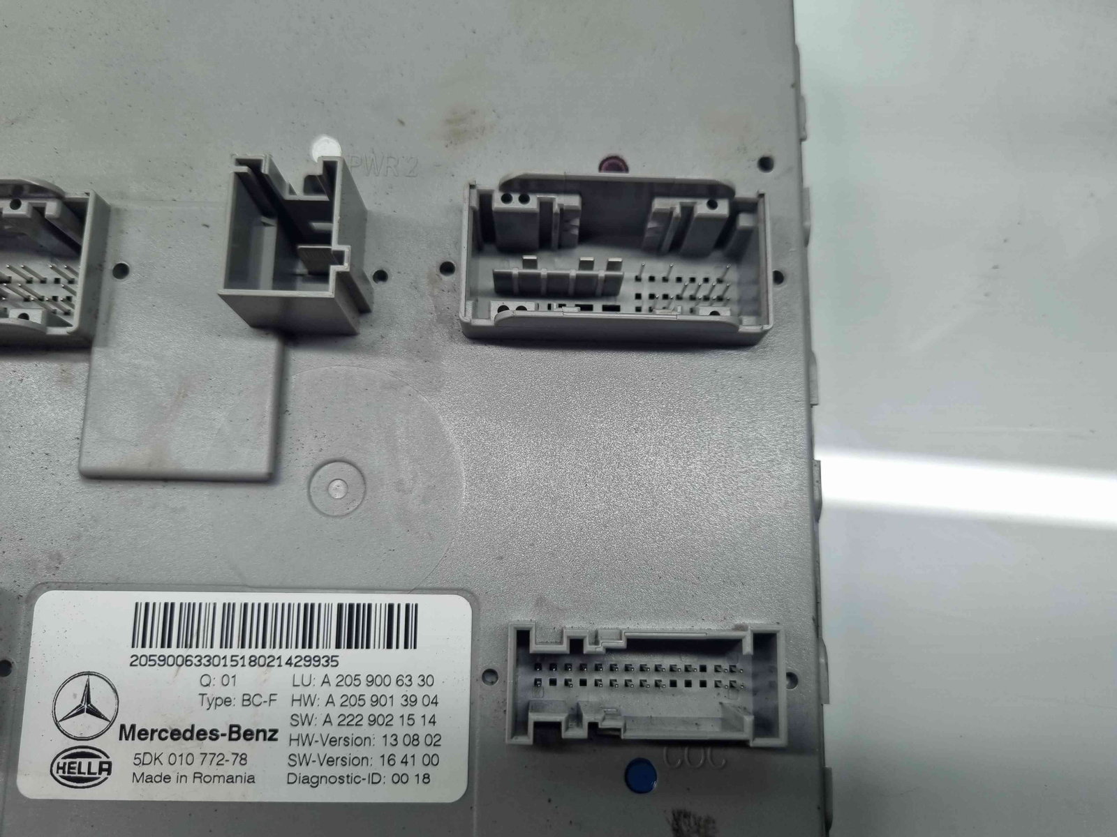 Modul confort Mercedes Clasa C Combi (W205) [Fabr 2015-prezent] A2059006330 / A2059013904 / A2229021514 - imagine 2