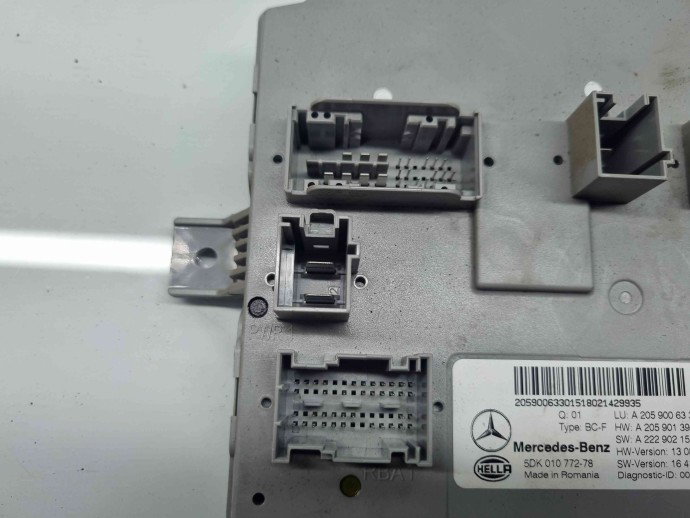 Modul confort Mercedes Clasa C Combi (W205) [Fabr 2015-prezent] A2059006330  /  A2059013904  / A2229021514